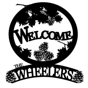 Fir Tree with Pinecone Accents